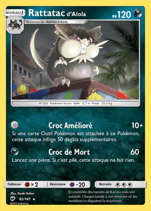 Rattatac d'Alola 82/147