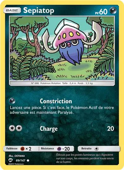 Image de la carte Pokemon Sepiatop 89/147