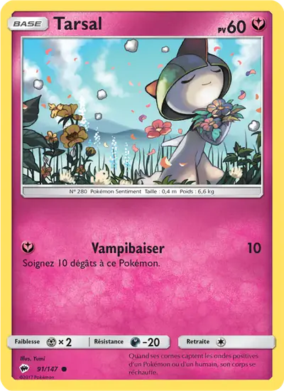 Image de la carte Pokemon Tarsal 91/147