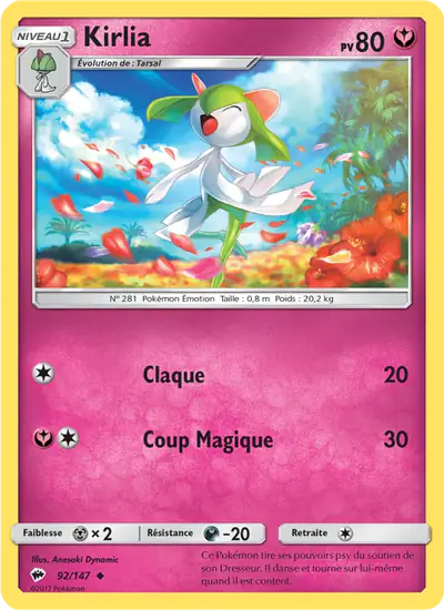 Image de la carte Pokemon Kirlia 92/147