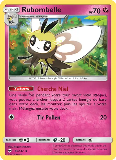 Image de la carte Pokemon Rubombelle 96/147