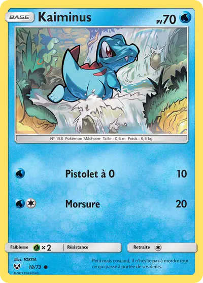 Image de la carte Pokemon Kaiminus 18/73