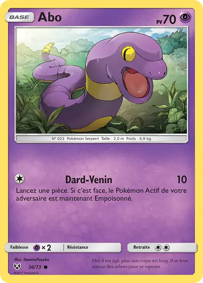 Image de la carte Pokemon Abo 36/73