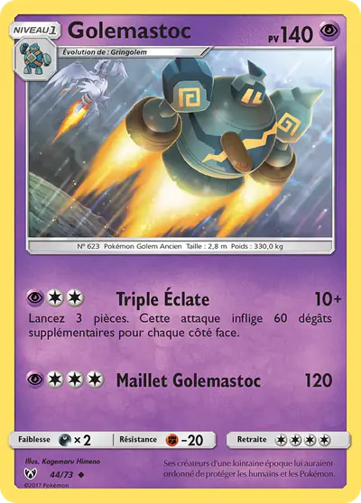 Image de la carte Pokemon Golemastoc 44/73