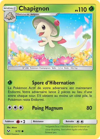 Image de la carte Pokemon Chapignon 5/73