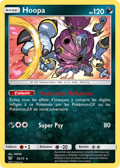 Image de la carte Pokemon Hoopa 55/73