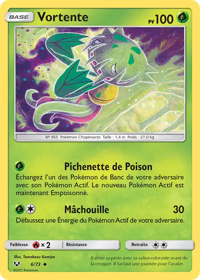 Image de la carte Pokemon Vortente 6/73