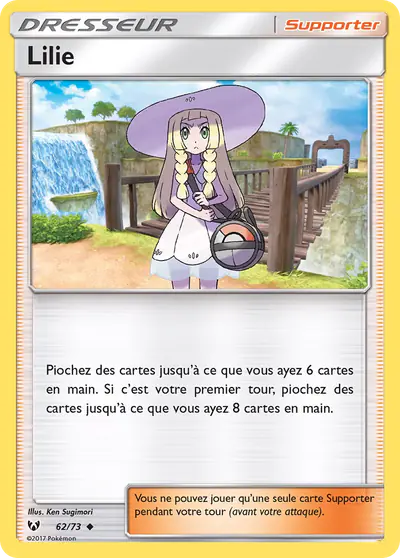 Image de la carte Pokemon Lilie 62/73