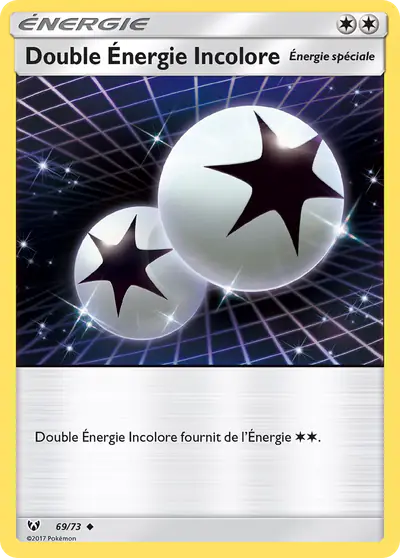 Image de la carte Pokemon Double Énergie Incolore 69/73