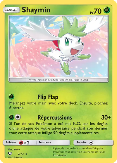 Image de la carte Pokemon Shaymin 7/73