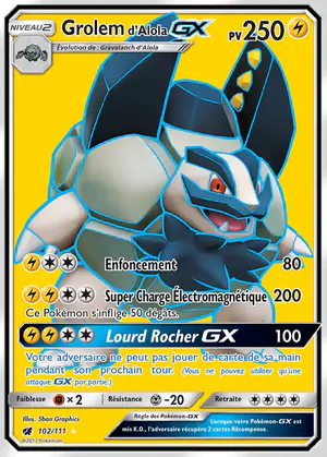 Grolem d'Alola GX 102/111
