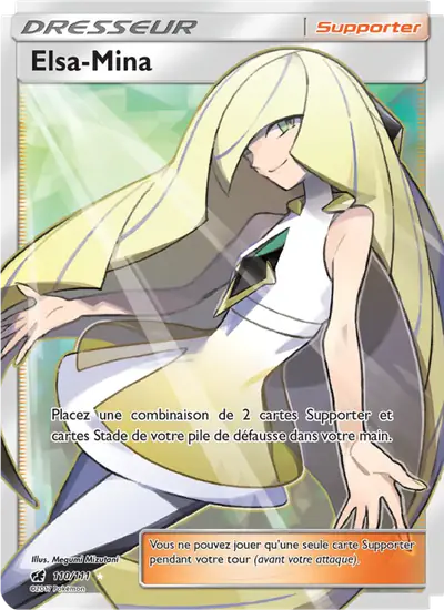 Image de la carte Pokemon Elsa-Mina 110/111
