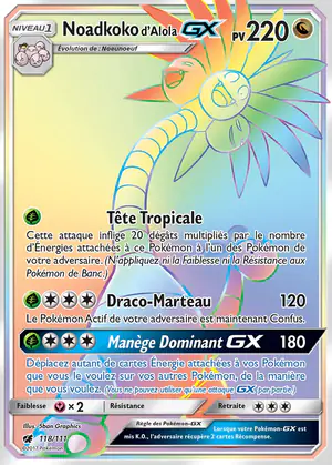 Noadkoko d'Alola GX 118/111