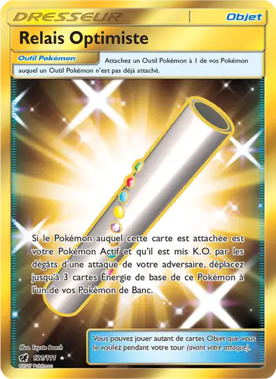 Image de la carte Pokemon Relais Optimiste 121/111