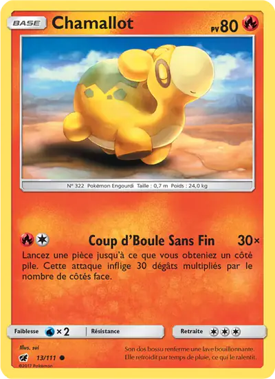 Image de la carte Pokemon Chamallot 13/111