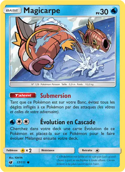 Image de la carte Pokemon Magicarpe 17/111
