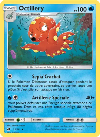 Image de la carte Pokemon Octillery 23/111