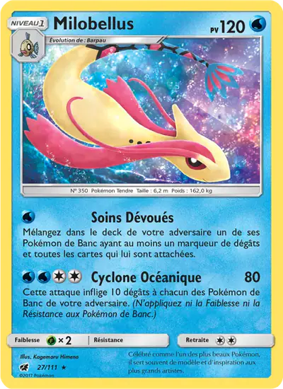 Image de la carte Pokemon Milobellus 27/111