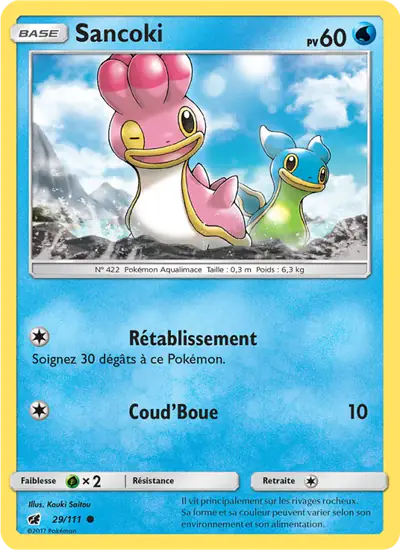Image de la carte Pokemon Sancoki 29/111