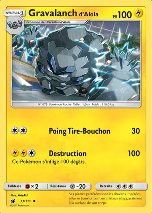 Gravalanch d'Alola 33/111