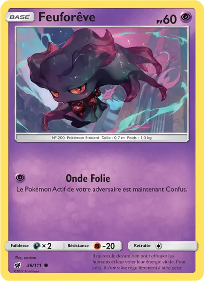 Image de la carte Pokemon Feuforêve 39/111