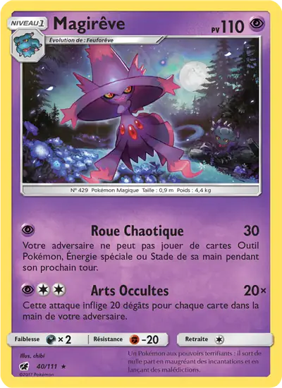 Image de la carte Pokemon Magirêve 40/111