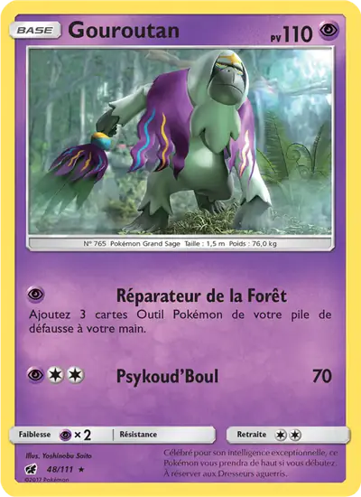 Image de la carte Pokemon Gouroutan 48/111