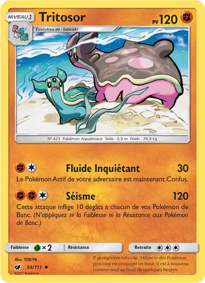 Image de la carte Pokemon Tritosor 54/111