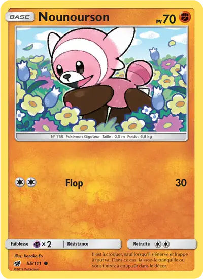 Image de la carte Pokemon Nounourson 55/111