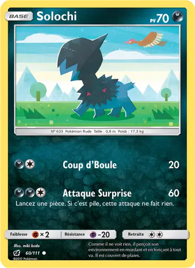 Image de la carte Pokemon Solochi 60/111