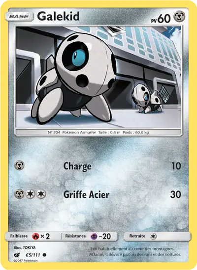 Image de la carte Pokemon Galekid 65/111