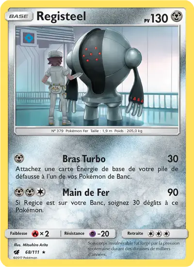 Image de la carte Pokemon Registeel 68/111
