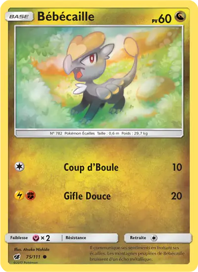 Image de la carte Pokemon Bébécaille 75/111
