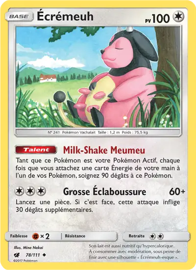 Image de la carte Pokemon Écrémeuh 78/111