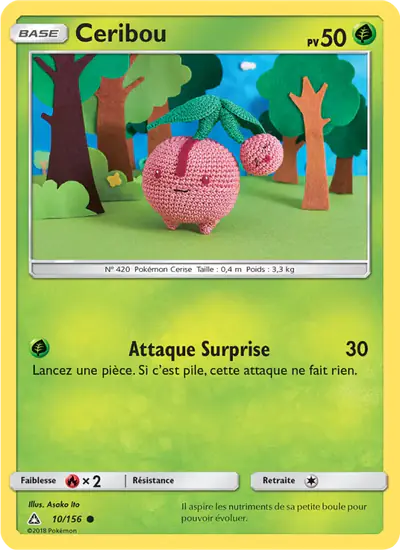 Image de la carte Pokemon Ceribou 10/156