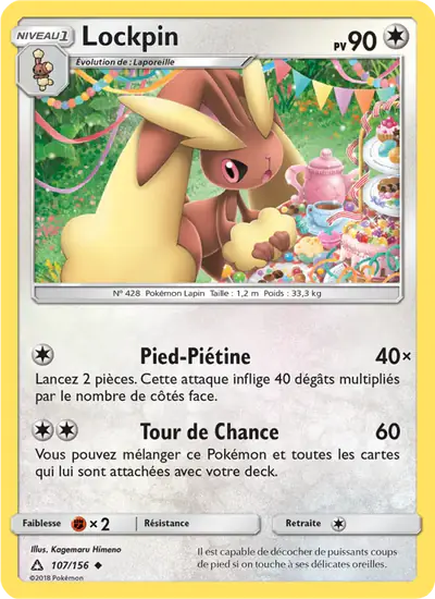 Image de la carte Pokemon Lockpin 107/156