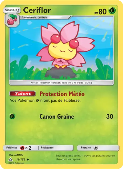 Image de la carte Pokemon Ceriflor 11/156