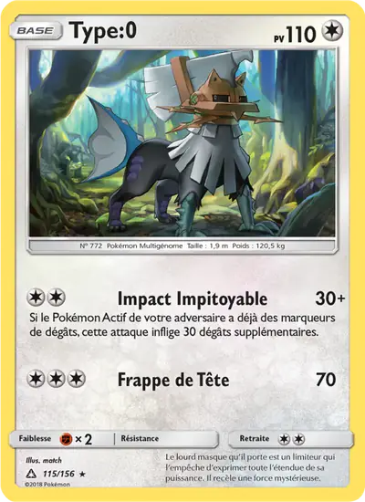 Image de la carte Pokemon Type:0 115/156
