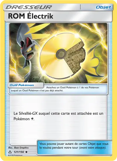 Image de la carte Pokemon ROM Électrik 121/156