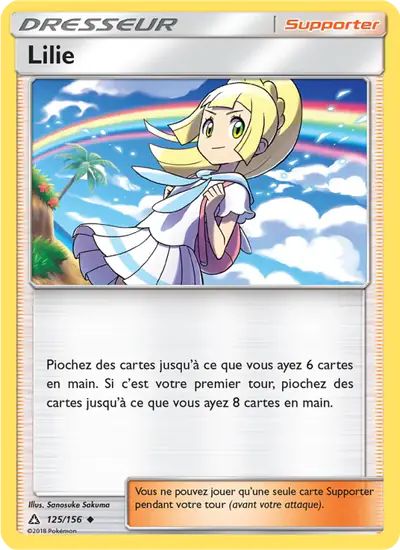 Image de la carte Pokemon Lilie 125/156
