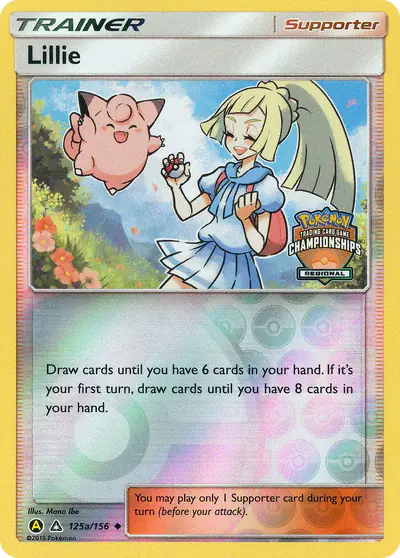 Image de la carte Pokemon Lilie 125a/156