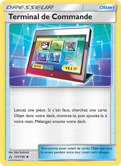 Image de la carte Pokemon Terminal de Commande 131/156