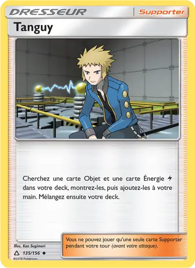 Image de la carte Pokemon Tanguy 135/156