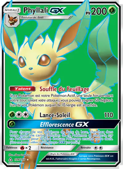 Image de la carte Pokemon Phyllali GX 139/156