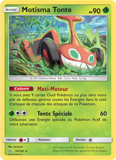 Image de la carte Pokemon Motisma Tonte 14/156