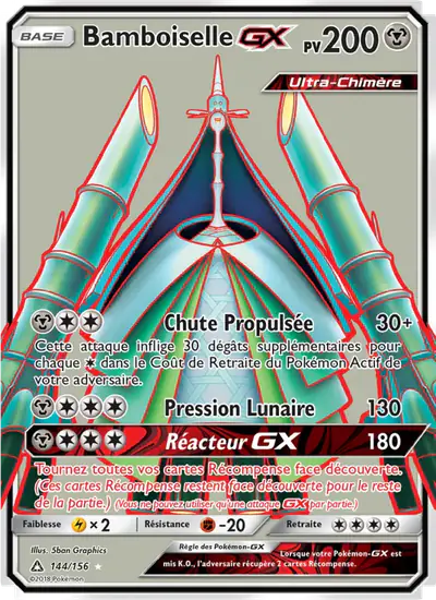 Image de la carte Pokemon Bamboiselle GX 144/156