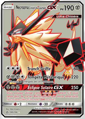 Necrozma Crini&egrave;re du Couchant GX 145/156