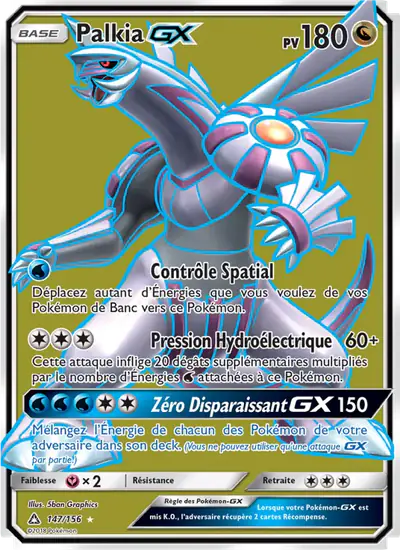 Image de la carte Pokemon Palkia GX 147/156
