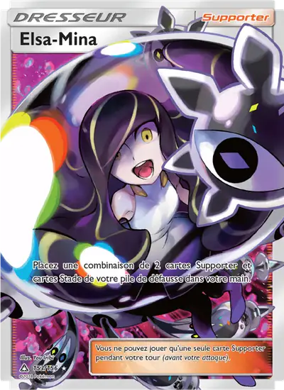 Image de la carte Pokemon Elsa-Mina 153/156