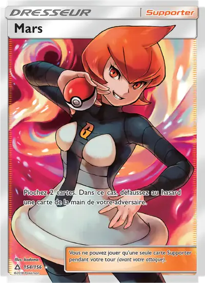 Image de la carte Pokemon Mars 154/156
